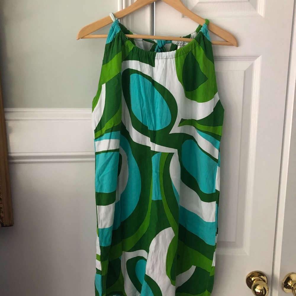 Retro halter neck dress